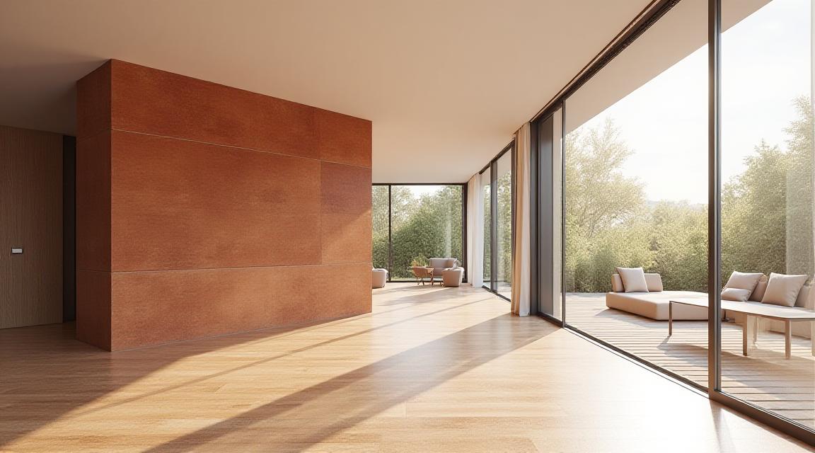 Luxury London apartment featuring premium ceramic wall tiles and modern architectural layout